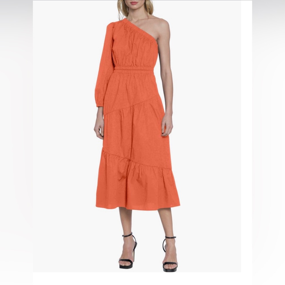 NWT- Donna Morgan One-Shoulder Dress
